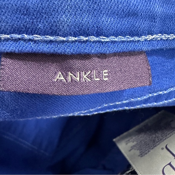 NYDJ size 10 blue ankle pants, cotton blend, fall, transitional, summer, casual - Picture 8 of 12